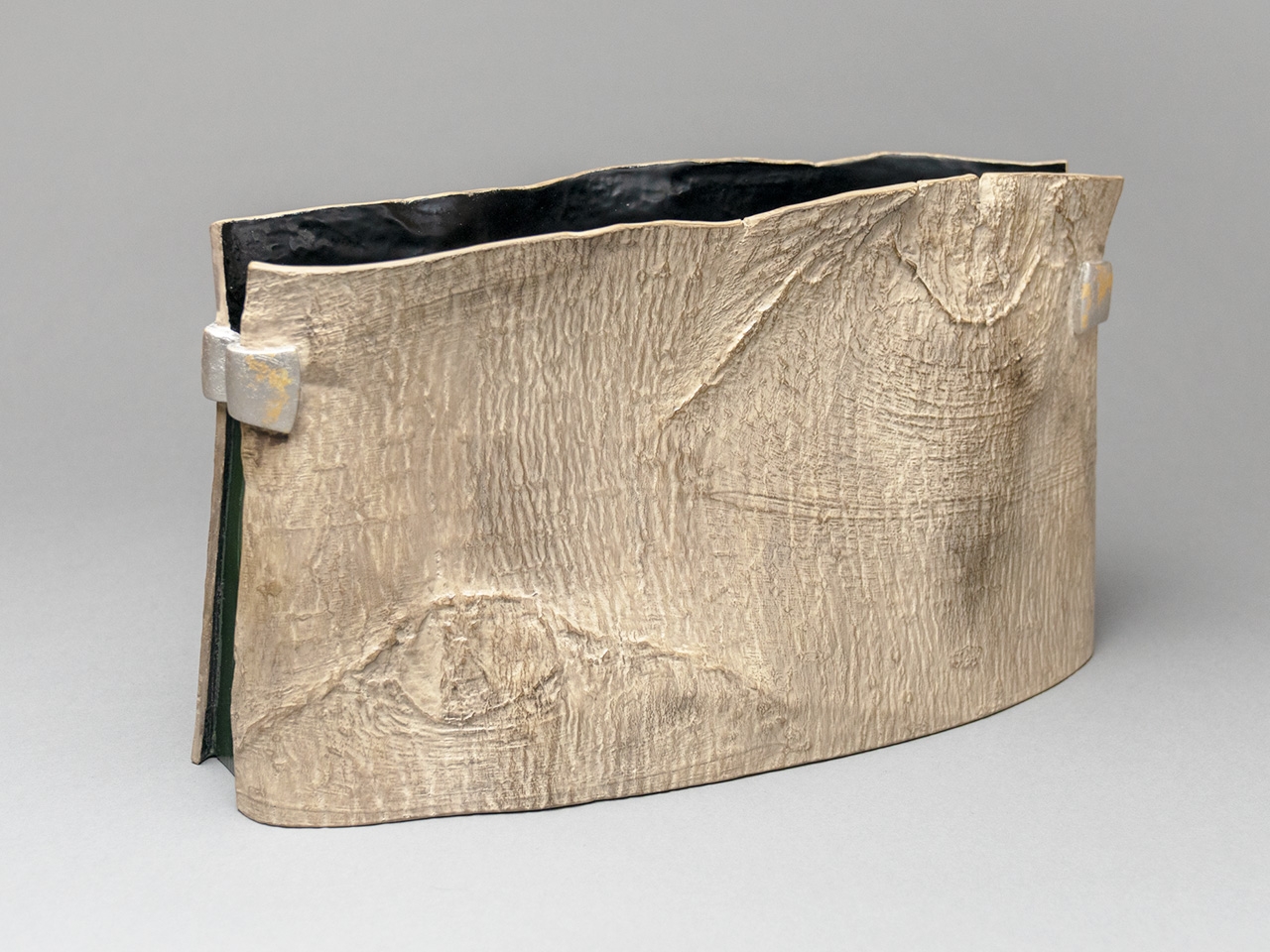 木皮板造花器 ― 森笛―