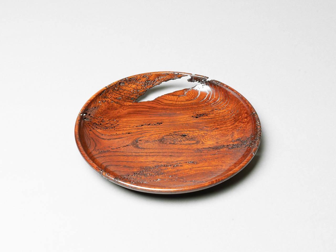 欅針杢 盛器
