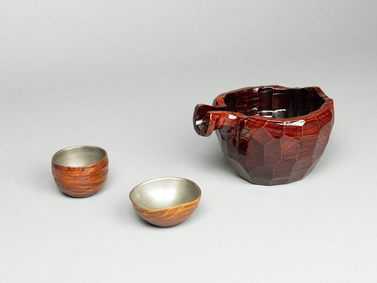 透金漆塗片口 (内・溜塗)