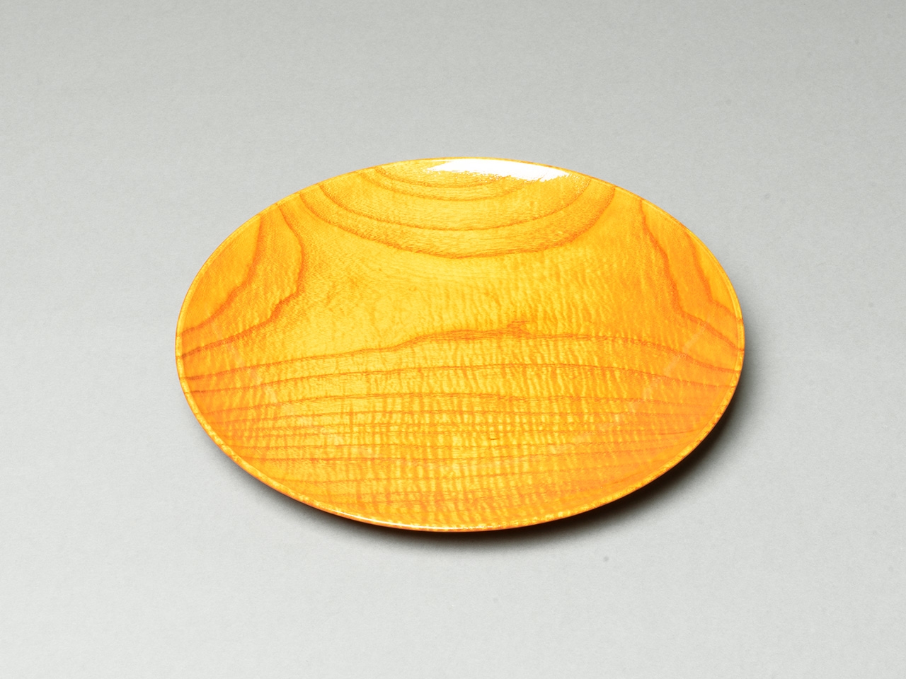 漆縮杢 金漆塗菓子皿