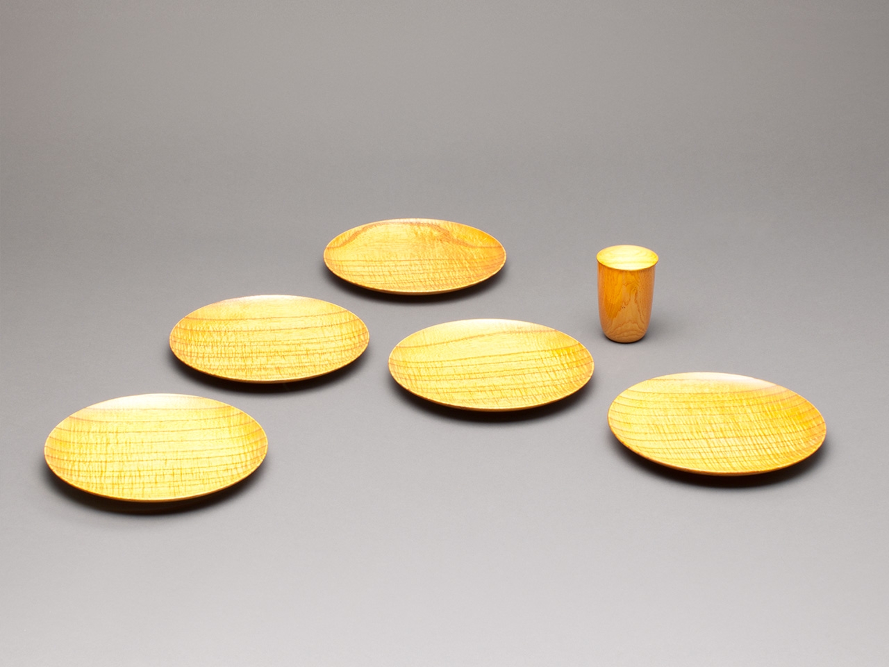 漆縮杢金漆塗銘々皿